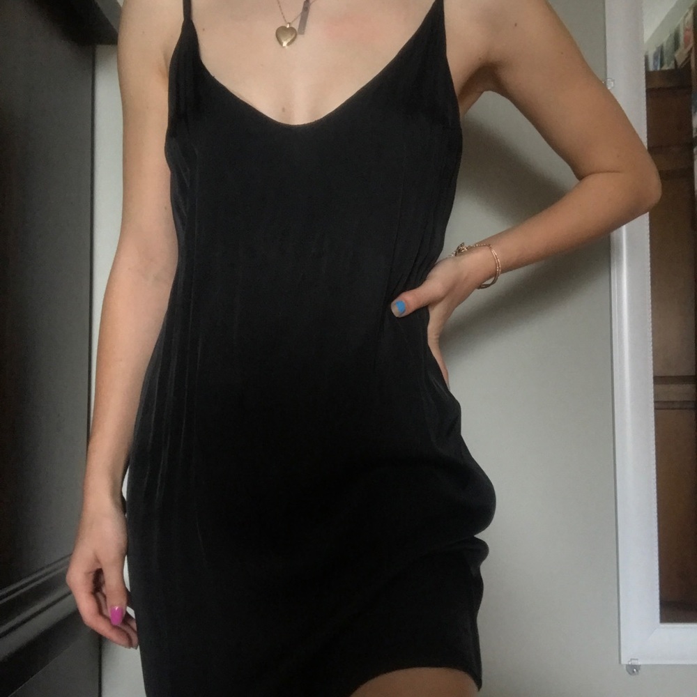 Black Silky dress
